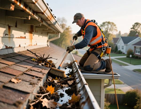 gutters cleaning